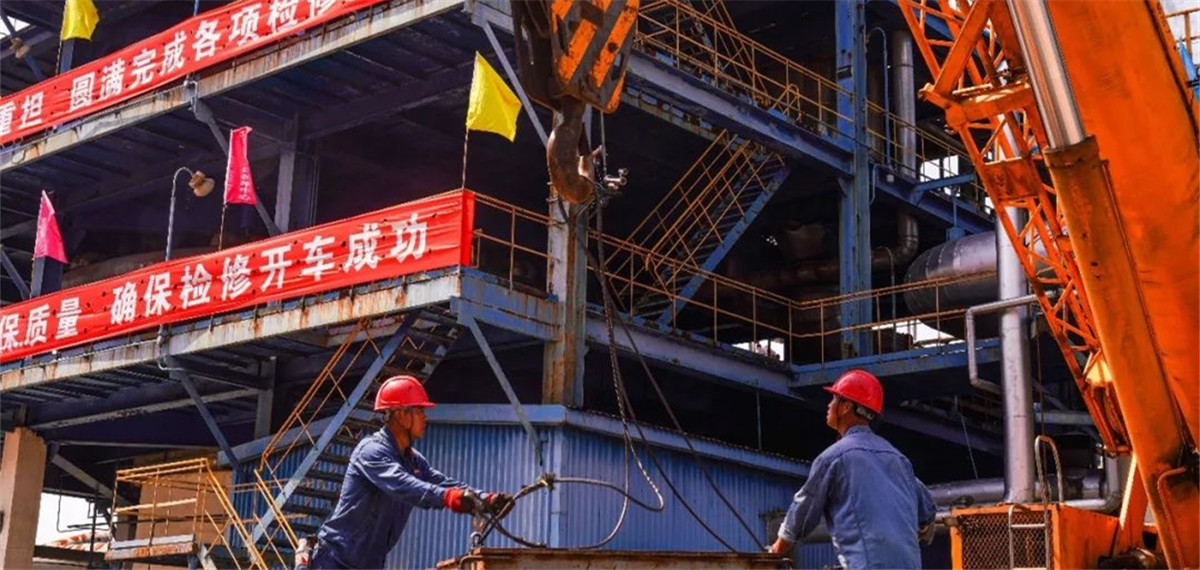 抚顺石化检修现场